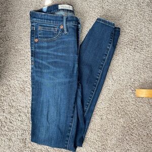 Women’s Madewell Dark Skinny Jeans size 25